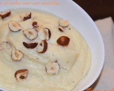 Purée de céleri rave aux noisettes