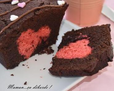 Cake surprise de la St Valentin