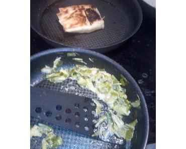 Brick poireau, œuf coulant