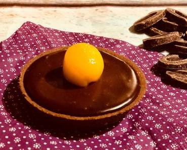 Tartelettes mangue et chocolat