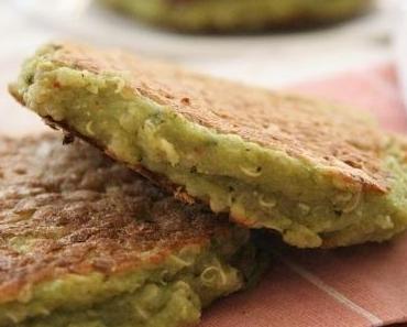 Galettes pois cassés, quinoa, brocoli { sans gluten, sans lait sans oeufs }