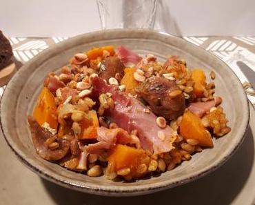 Petit épeautre aux Châtaignes et Potimarron