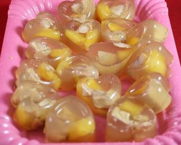 Foie gras et mangue en gelée de Sauternes