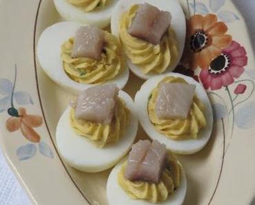 Oeufs mimosa aux harengs