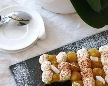 Tarte mi cuite-mi crue au lemon curd et chantilly coco { sans gluten, sans lait, sans oeufs }