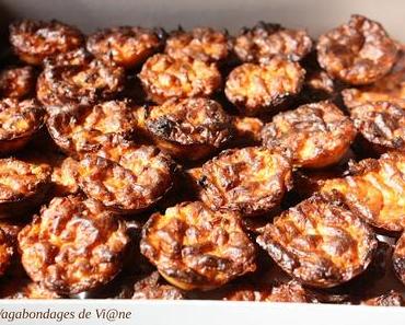 Bouchées aux pommes de terre, cantal et huile de truffe
