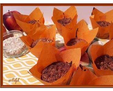 Muffins aux flocons d'avoine et Pommes