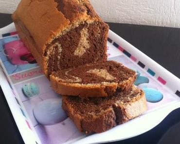 Marbré au chocolat vanille