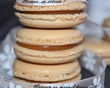 Macarons au caramel beurre salé