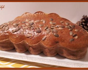 Breadcake à la patate douce et graines de courge