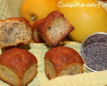 Mes bouchées citron pavot