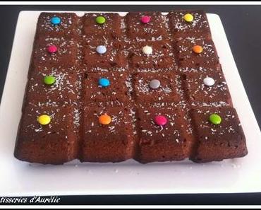 Brownie chocolat et noix de coco