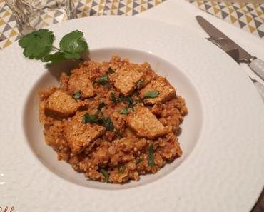 Lentilles Corail et Quinoa au Curry