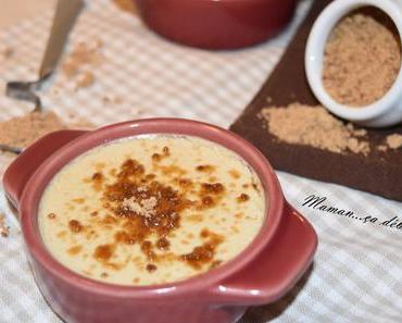 Crème aux oeufs au sucre muscovado