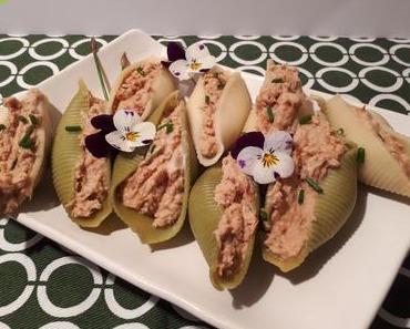 Conchiglioni farcis à la tartinade de thon