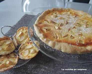 Tarte façon  normande et pâte minute