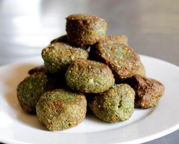 Boulettes de Kasha, épinards et oignons (vegan)