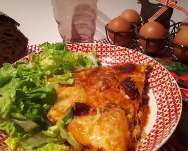 Omelette aux Pommes de Terre, Chorizo, Poivrons au four