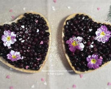 Tarte sablée aux myrtilles sur crème pâtissière au companion thermomix ou autres robots wallpaper-1689754