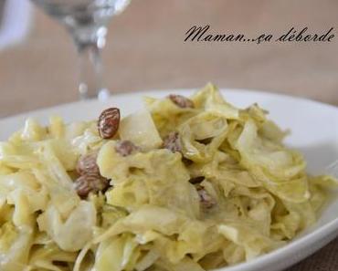 Chou pointu au lait de coco et au curry