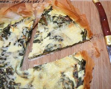 Tarte aux blettes au curry