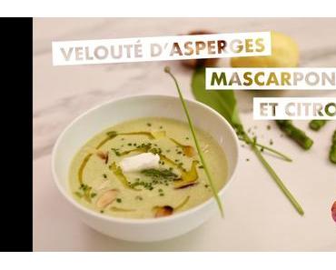 Velouté d’asperges au citron et mascarpone
