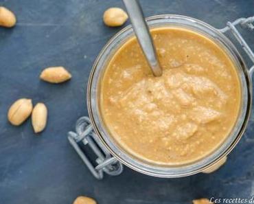 Beurre de cacahuètes crunchy maison
