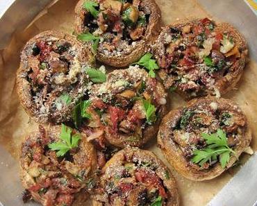 Champignons farcis aux fines herbes