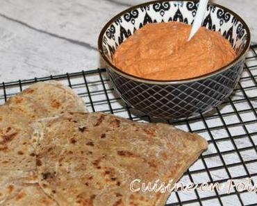 Muhammara et ses parathas