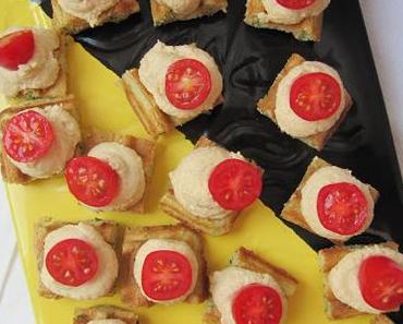 Gaufres au houmous