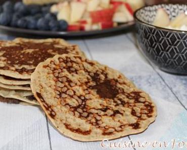 Pancakes de blé complet
