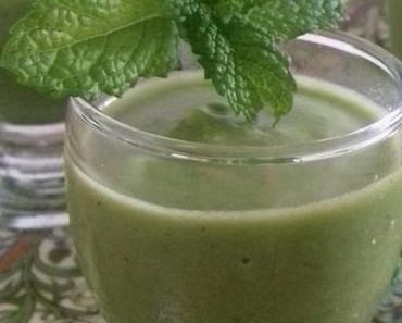 Gaspacho petits pois menthe