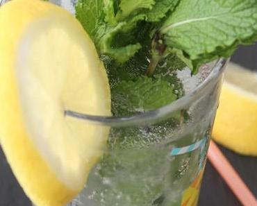 Boisson rafraîchissante citron menthe