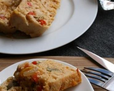 Terrine millet-lentilles corail-poivrons { sans gluten, sans lait, sans œufs }