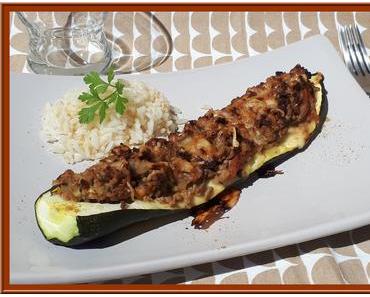 Courgettes farcies à l'orientale