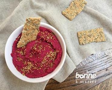 Houmous de betteraves au cumin