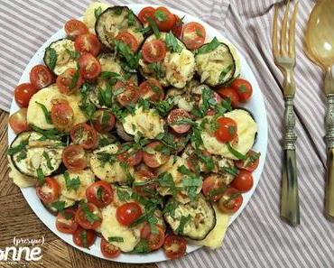 Salade d’aubergines et mozzarella