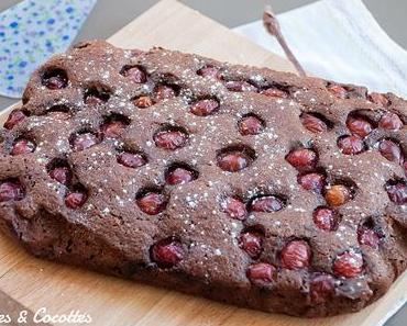 Brownie aux cerises