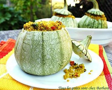 Ronde de Nice farcie au quinoa, façon indienne