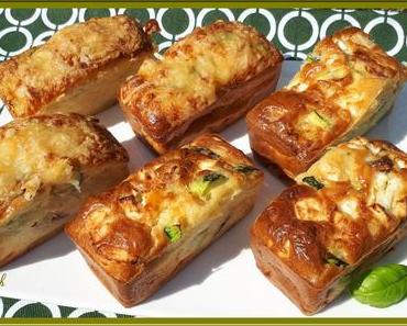 Mini cakes Courgette, Magret de canard séché