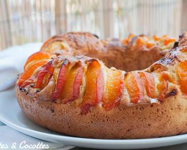 Gâteau moelleux au mascarpone et aux abricots