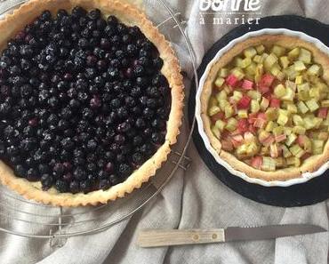 Tarte hyper simple aux myrtilles