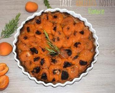 Tarte abricots noisette et romarin