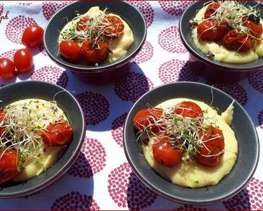 Polenta aux Tomates cerises