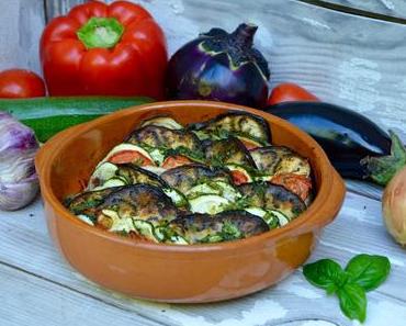 Tian de légumes du soleil au basilic