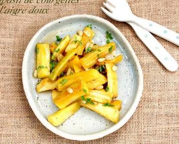 Antipasti de courgettes à l’aigre-doux