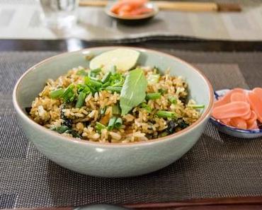 Khao pad / ข้าวผัด  –  Thai fried rice, mon riz sauté thai