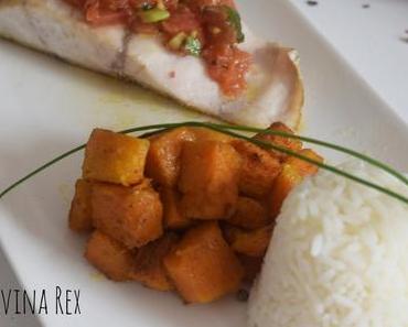 Corvina Rex et sa sauce vierge