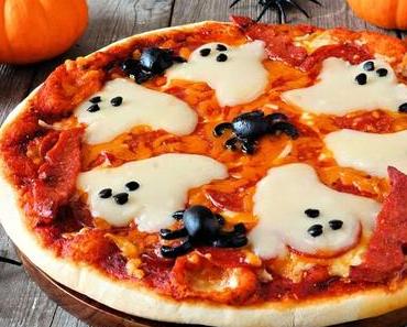 pizza effrayante pour Halloween