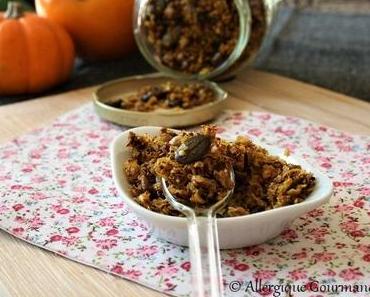 Granola salé { sans gluten, végétalien}